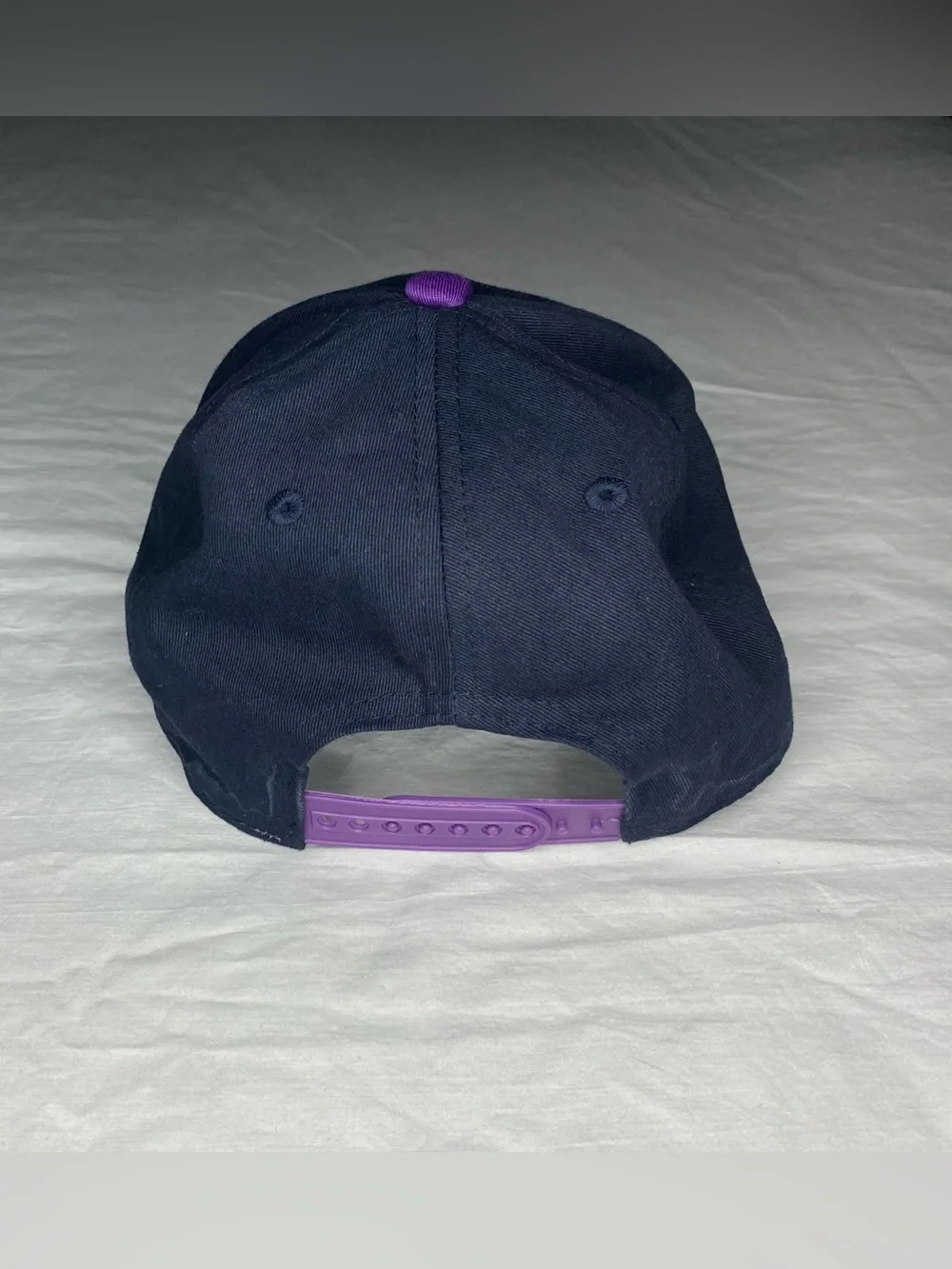 NYU University New York Yankees Baseball Hat Cap SnapBack Purple Black